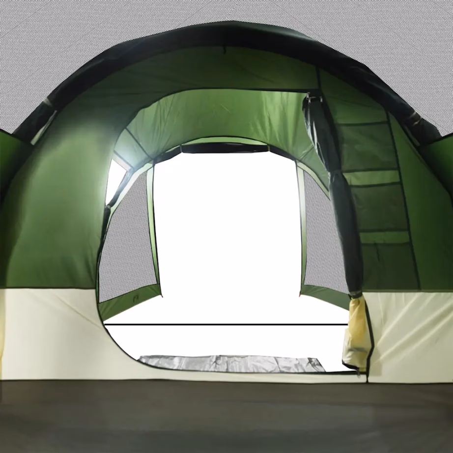 Veekindel 4-kohaline tunneltelk verandaga, roheline, 483 x 250 x 180/185 cm - 11