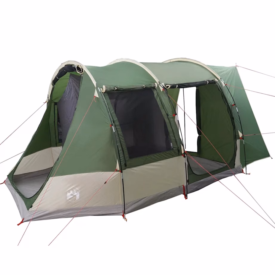 Veekindel autotelk 2 inimesele, roheline PU-kattega 185T polüester, 470 x 332 x 216 cm - 4