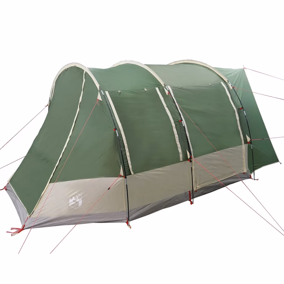 Veekindel autotelk 2 inimesele, roheline PU-kattega 185T polüester, 470 x 332 x 216 cm - 9
