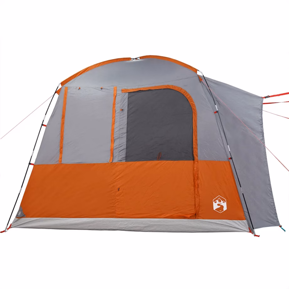 Veekindel autotelk 4 inimesele varikatuse ja kandekotiga, hall/oranž, 314 x 314 x 240 cm, PU-kattega 185T polüester - 7
