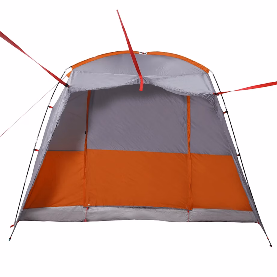 Veekindel autotelk 4 inimesele varikatuse ja kandekotiga, hall/oranž, 314 x 314 x 240 cm, PU-kattega 185T polüester - 9