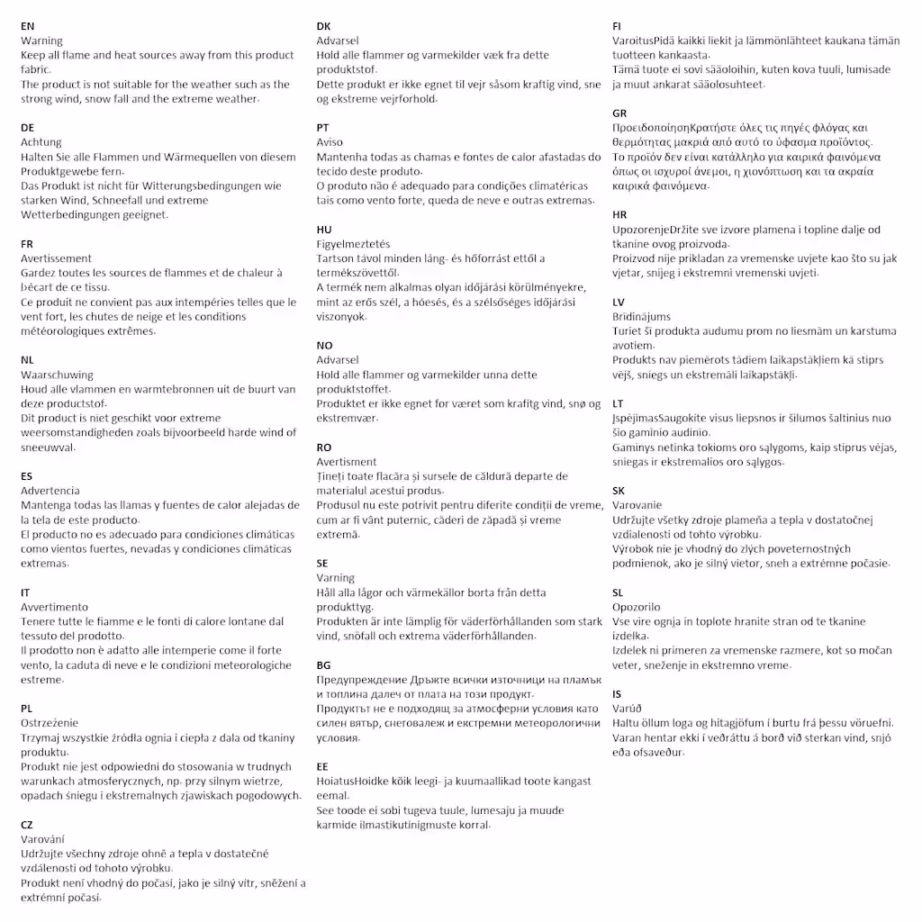 Veekindel matka tuulevari, sinine, 430 x 380 x 210 cm - 12