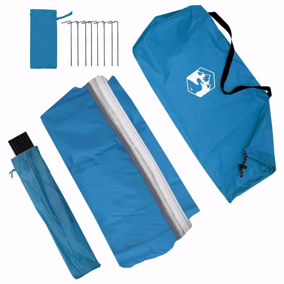 Veekindel matka varikatus UV-kaitsega, sinine, 250 x 240 x 220 cm - 10