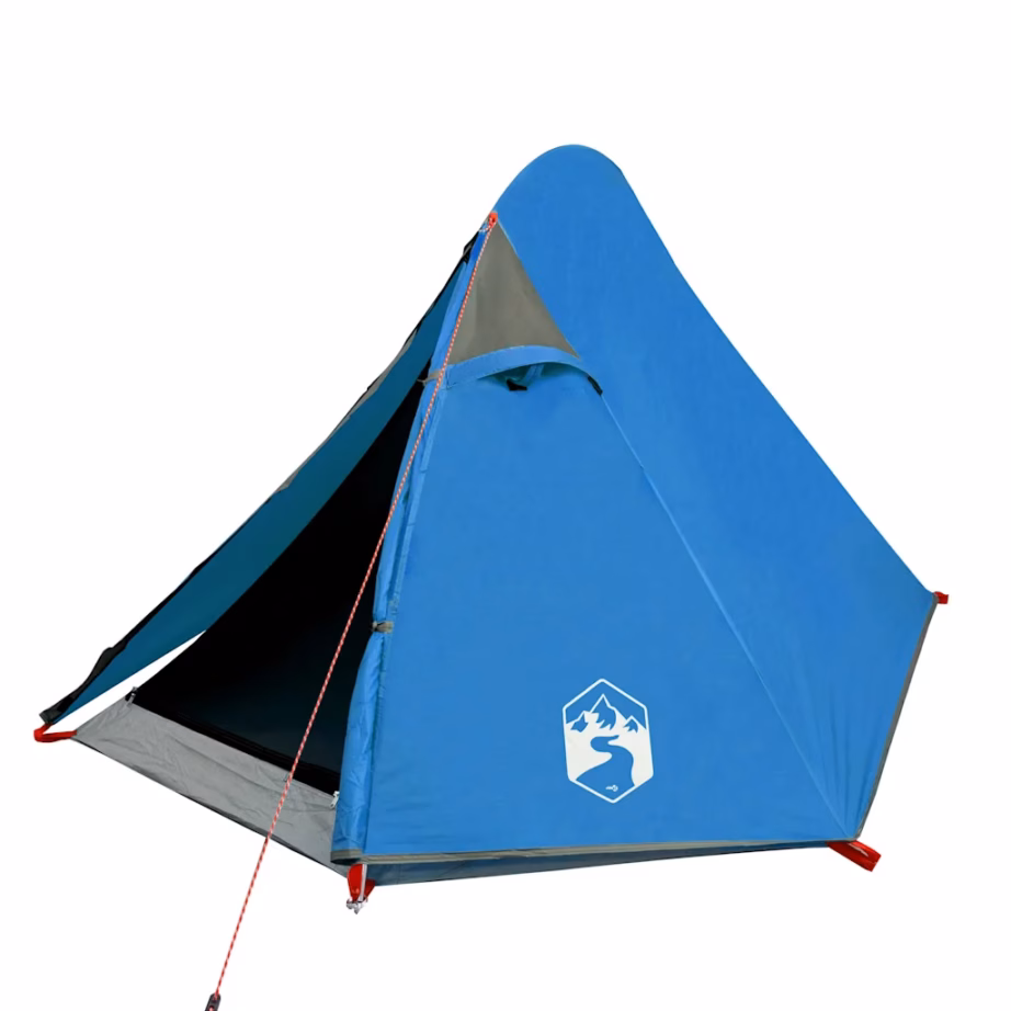 Veekindel kuppelmatkatelk 2 inimesele E-pordiga, sinine, 257 x 147 x 112 cm - 4