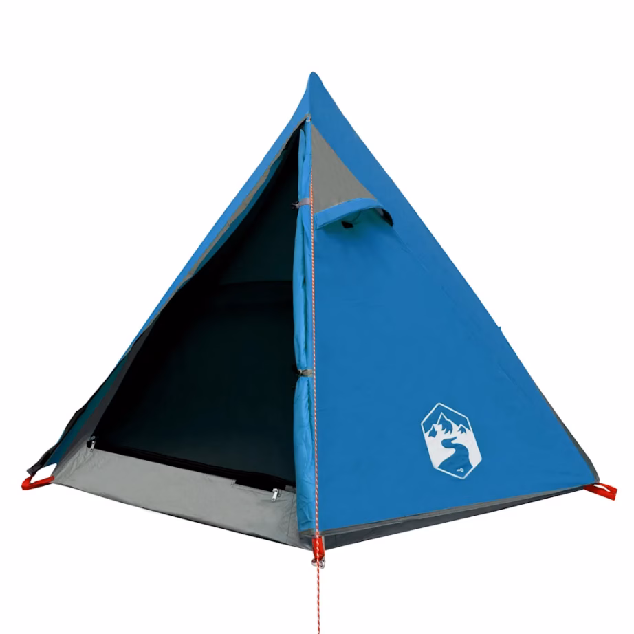 Veekindel kuppelmatkatelk 2 inimesele E-pordiga, sinine, 257 x 147 x 112 cm - 5