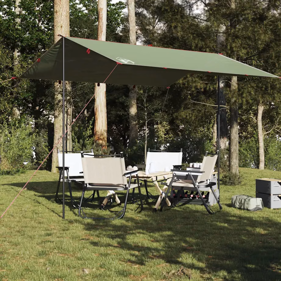 Veekindel matkatuulevari, roheline Oxford-kangas, 360 x 294 cm - 3