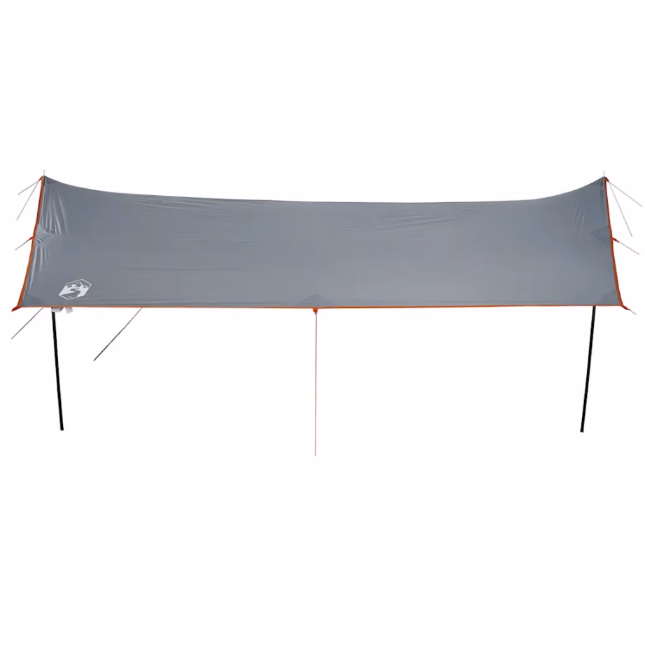 Veekindel matkatuulevari halli ja oranži presentiga, 460 x 305 x 210 cm, PU-kattega polüester - 5