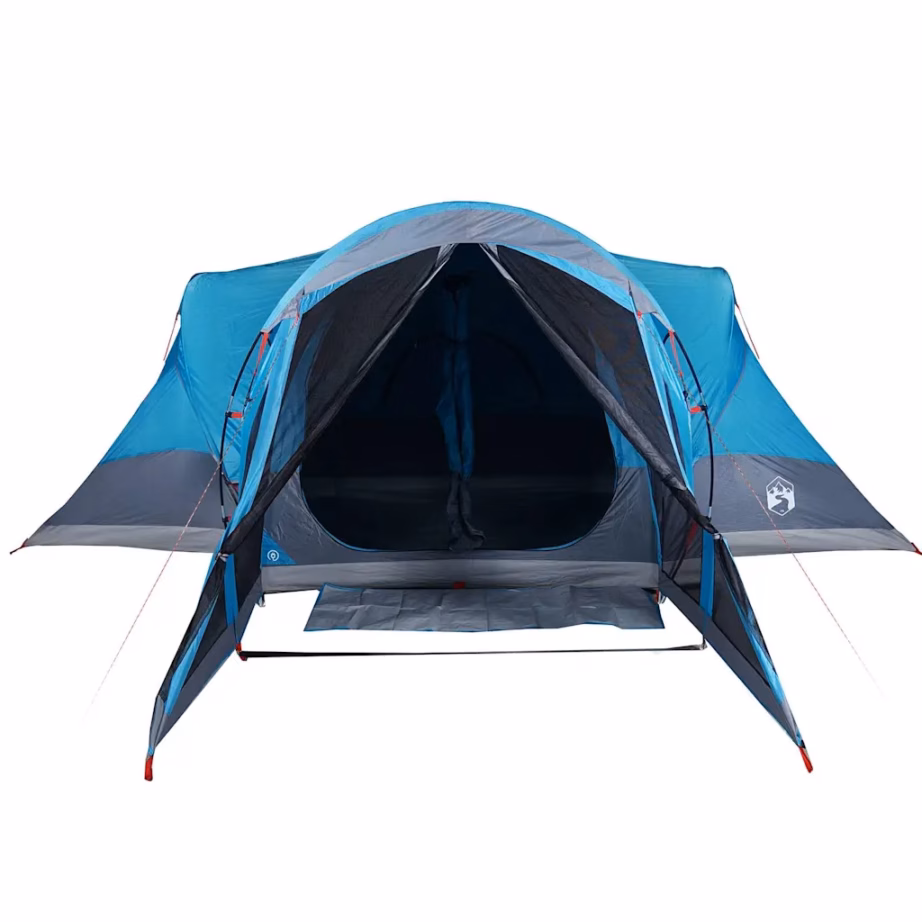 Veekindel peretelk 8 inimesele, sinine tipi telk, 490 x 459 x 196 cm - 7