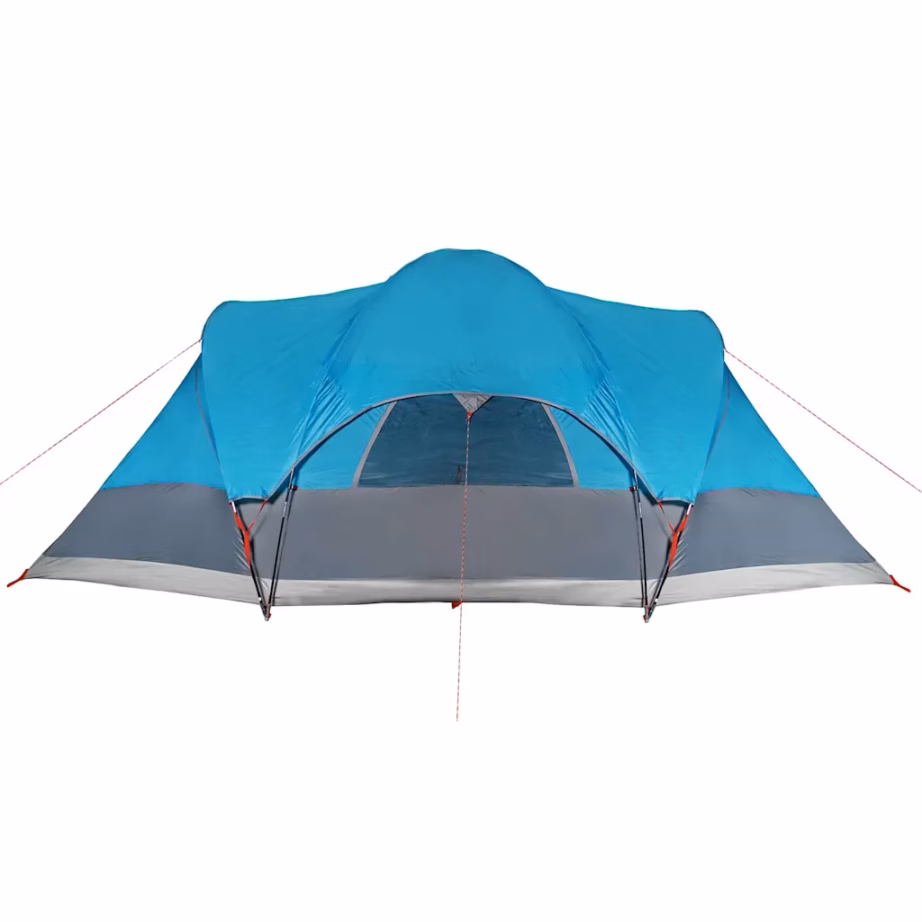 Veekindel peretelk 8 inimesele, sinine tipi telk, 490 x 459 x 196 cm - 9