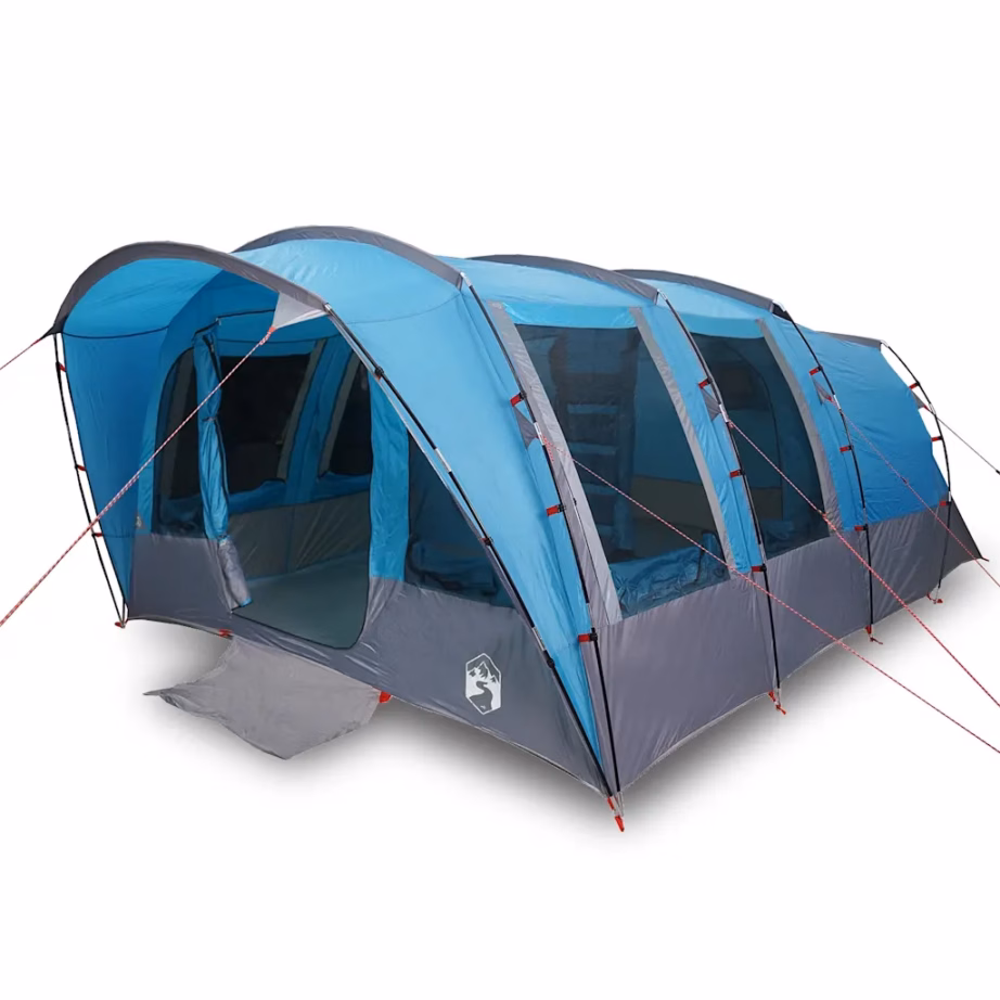 Veekindel sinine tunneltelk 8 inimesele, 3 magamisalaga, 430 x 314 x 178/183 cm - 2