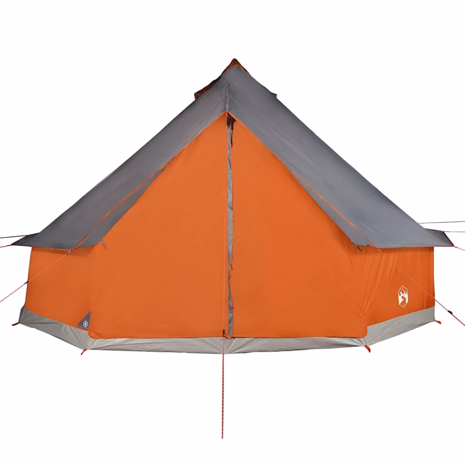 Veekindel peretelk 8 inimesele, tipi kujuline, hall ja oranž, 410 x 410 x 250 cm - 7