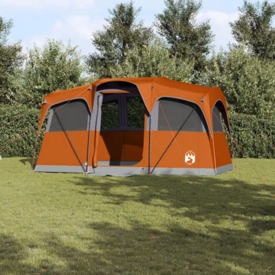 Veekindel peretelk katusega, oranž, 435 x 255 x 216 cm