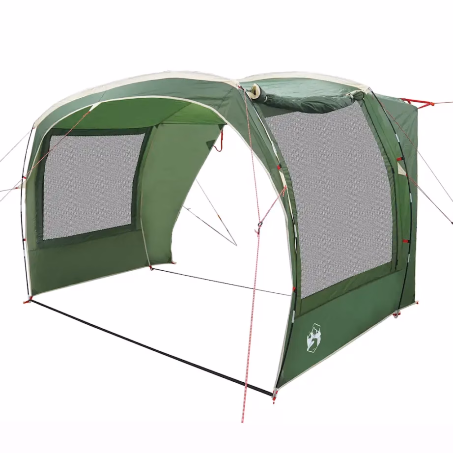 Veekindel roheline autotelk, 340 x 213 x 230 cm, PU-kattega 185T polüester - 4
