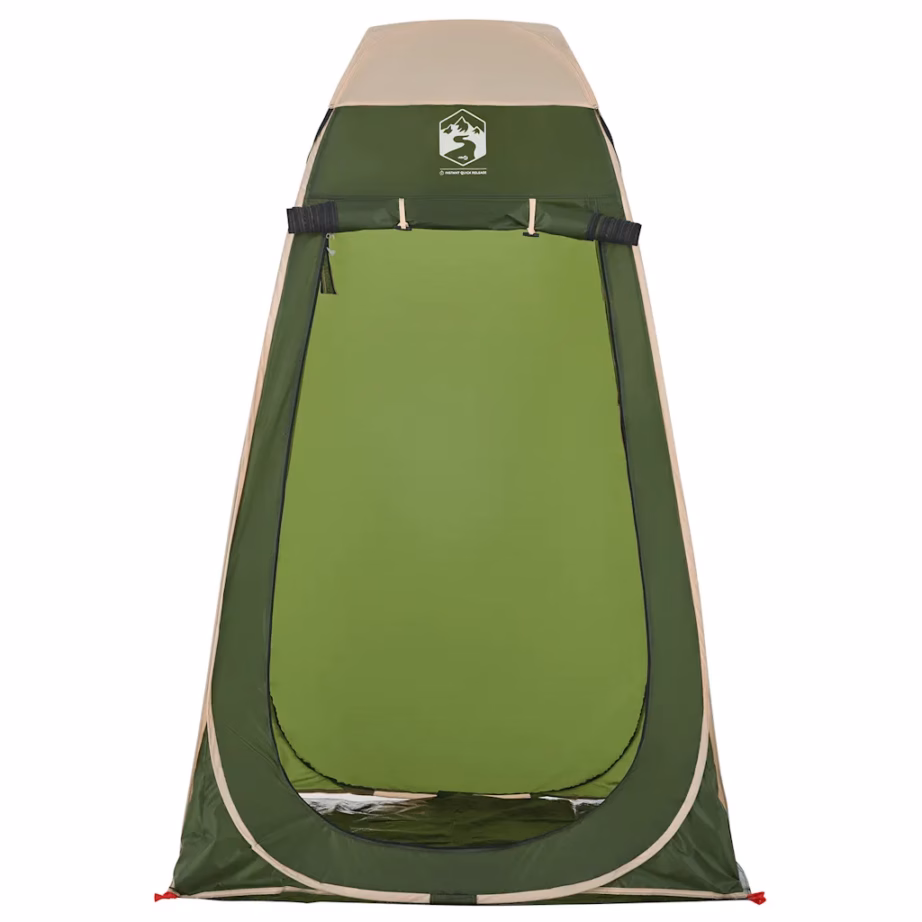 Veekindel roheline privaatsustelk pop-up süsteemiga, 120 x 120 x 185 cm - 6
