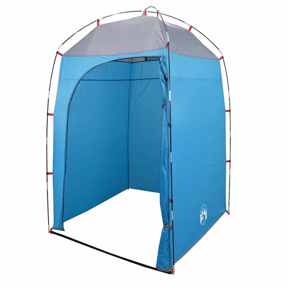Veekindel sinine dušitelk, 140 x 140 x 213 cm, PU-kattega polüester - 5