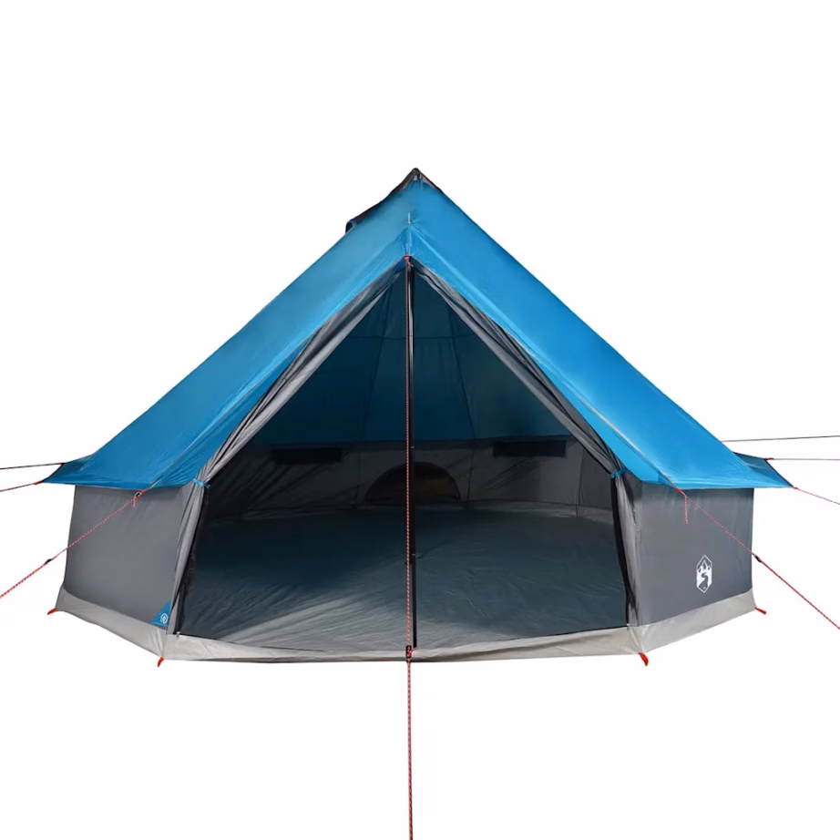 Veekindel sinine tipi peretelk 12 inimesele, PU-kattega polüester, 600 x 600 x 350 cm - 6