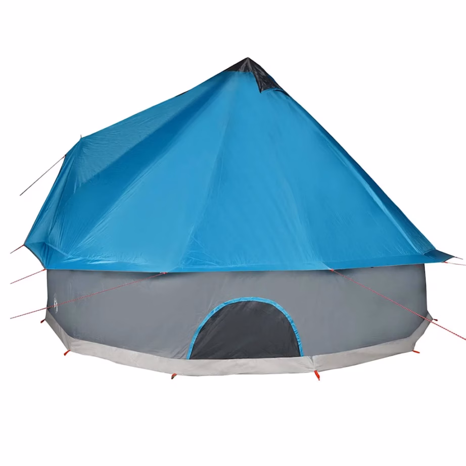 Veekindel sinine tipi peretelk 12 inimesele, PU-kattega polüester, 600 x 600 x 350 cm - 7