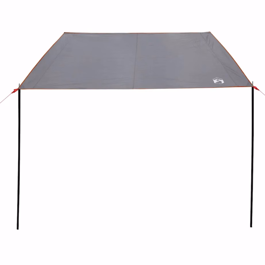 Veekindel tuule- ja tulekindel tarp varjualus postide ja köitega, hall, 240 x 460 cm - 4