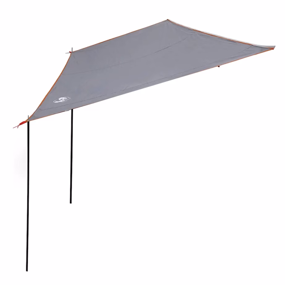 Veekindel tuule- ja tulekindel tarp varjualus postide ja köitega, hall, 240 x 460 cm - 5