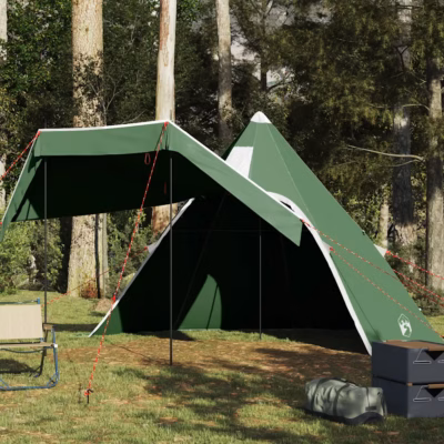 Veekindel tipi matkatelk 5 inimesele, roheline, 366 x 366 x 205 cm