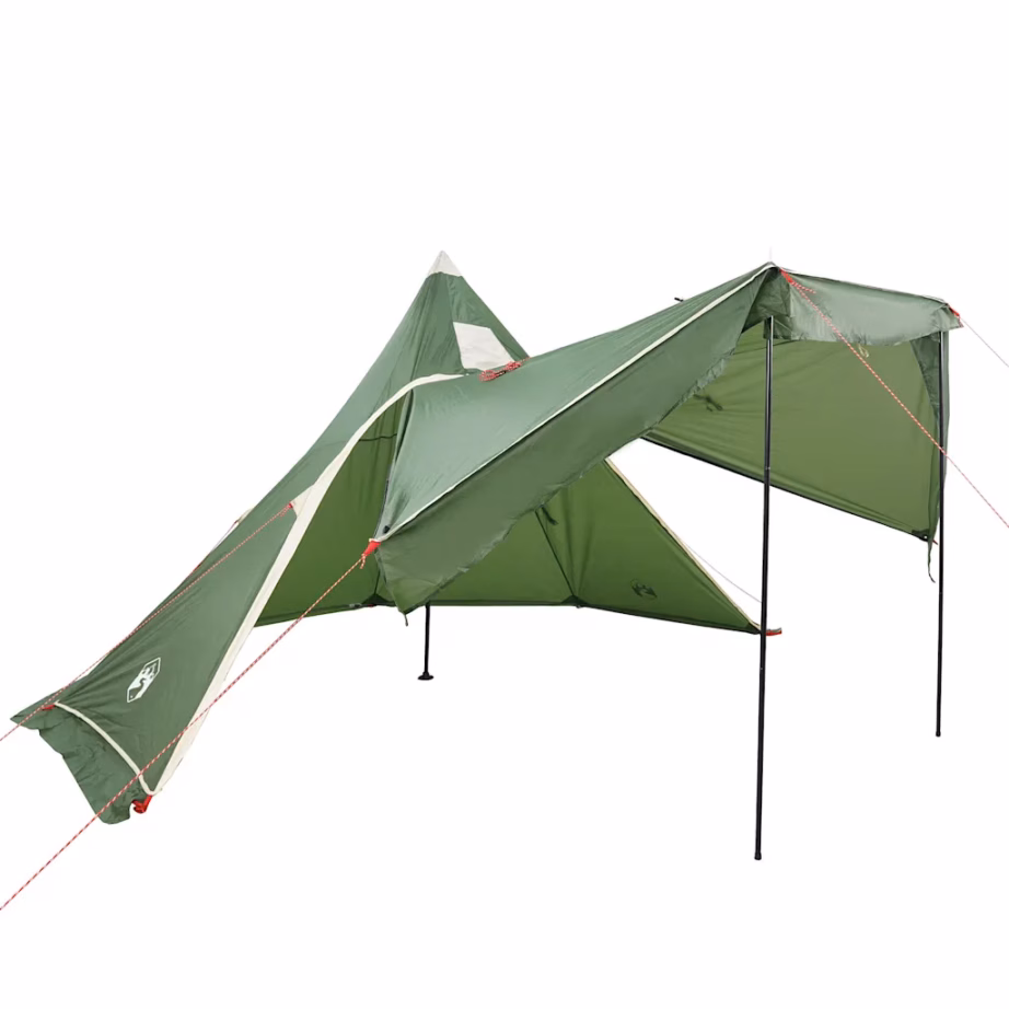 Veekindel tipi matkatelk 5 inimesele, roheline, 366 x 366 x 205 cm - 7