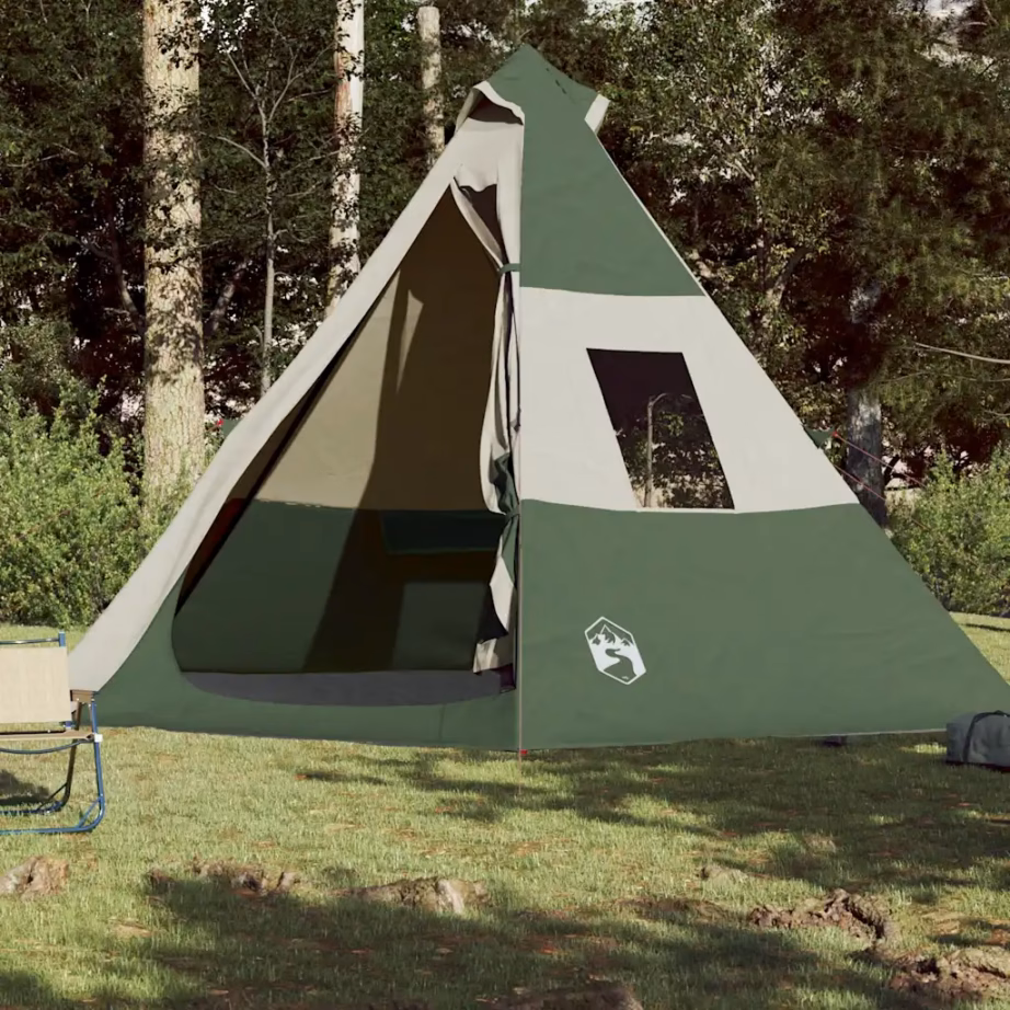 Veekindel tipi matkatelk 7 inimesele, roheline, 350 x 350 x 233 cm - 3