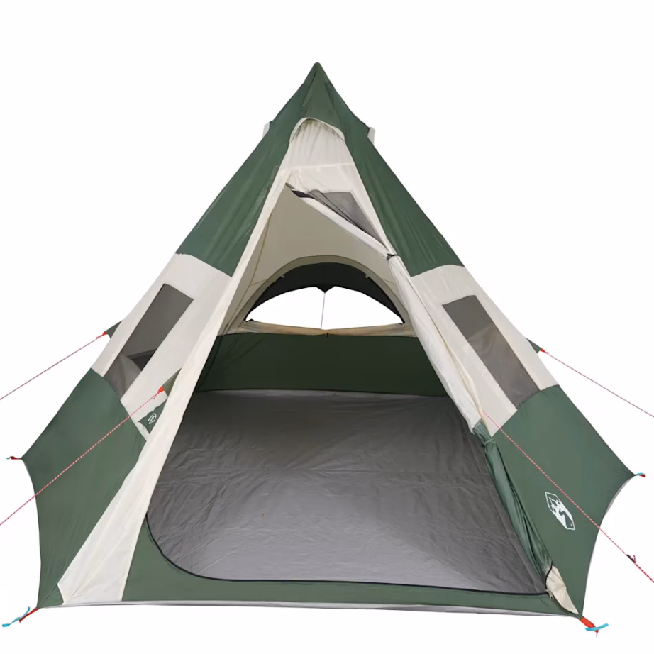 Veekindel tipi matkatelk 7 inimesele, roheline, 350 x 350 x 233 cm - 5