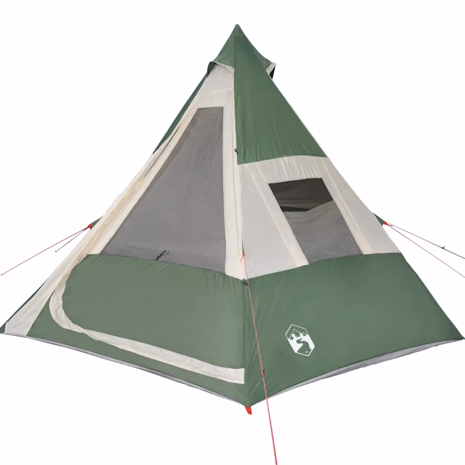 Veekindel tipi matkatelk 7 inimesele, roheline, 350 x 350 x 233 cm - 6
