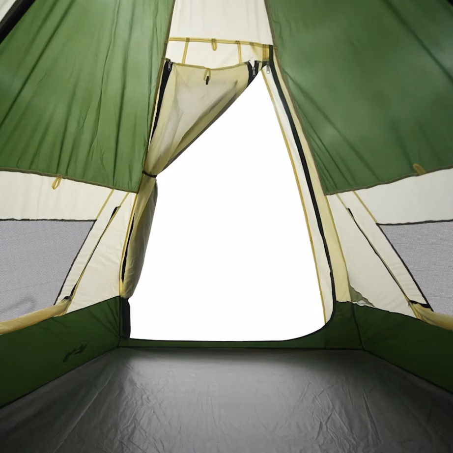 Veekindel tipi matkatelk 7 inimesele, roheline, 350 x 350 x 233 cm - 10
