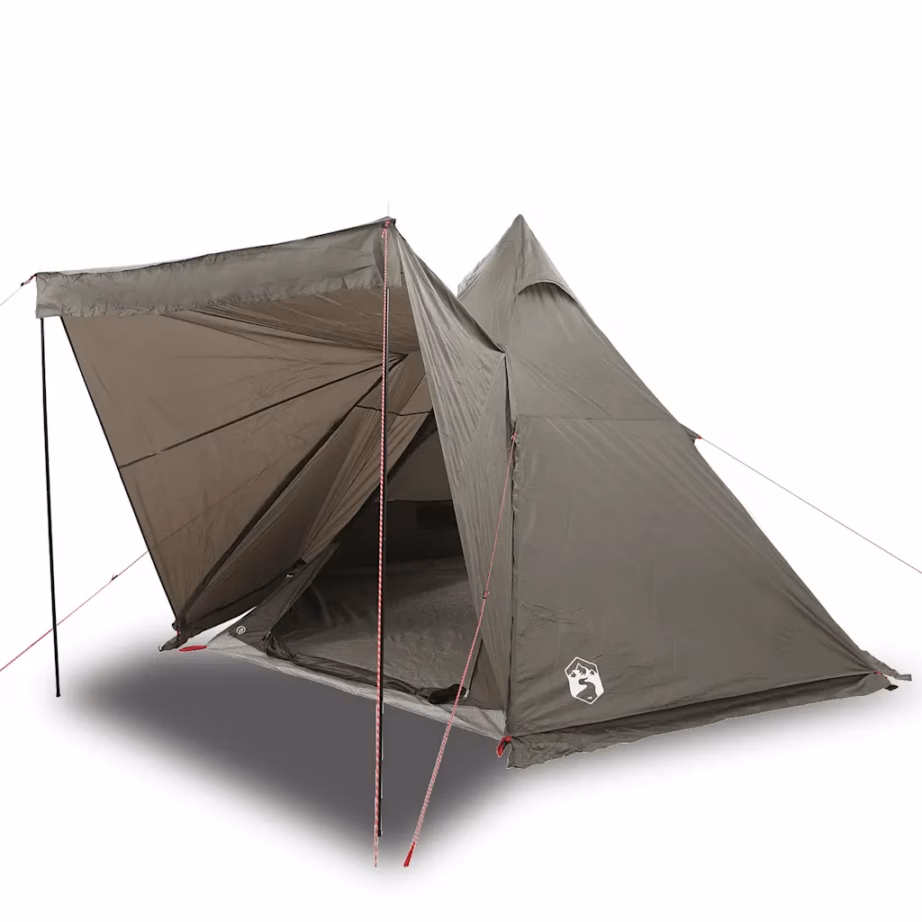 Veekindel pruun tipi peretelk 6 inimesele, 408 x 350 x 240 cm - 2