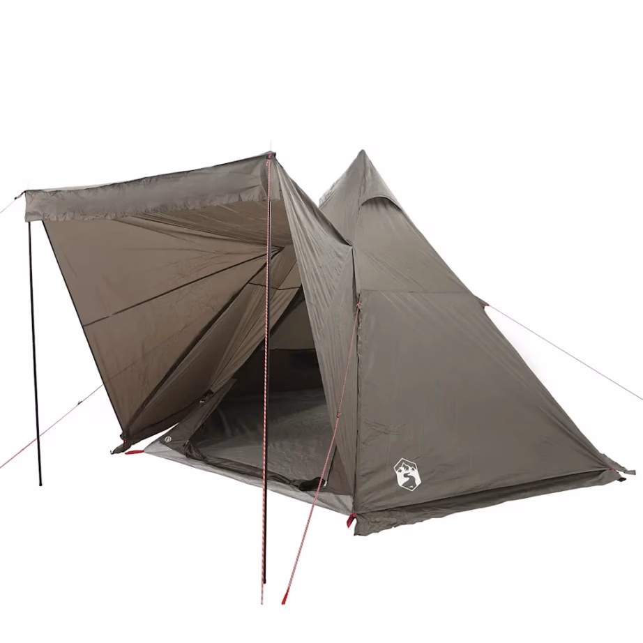 Veekindel pruun tipi peretelk 6 inimesele, 408 x 350 x 240 cm - 3