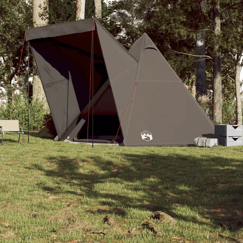 Veekindel pruun tipi peretelk 6 inimesele, 408 x 350 x 240 cm - 4