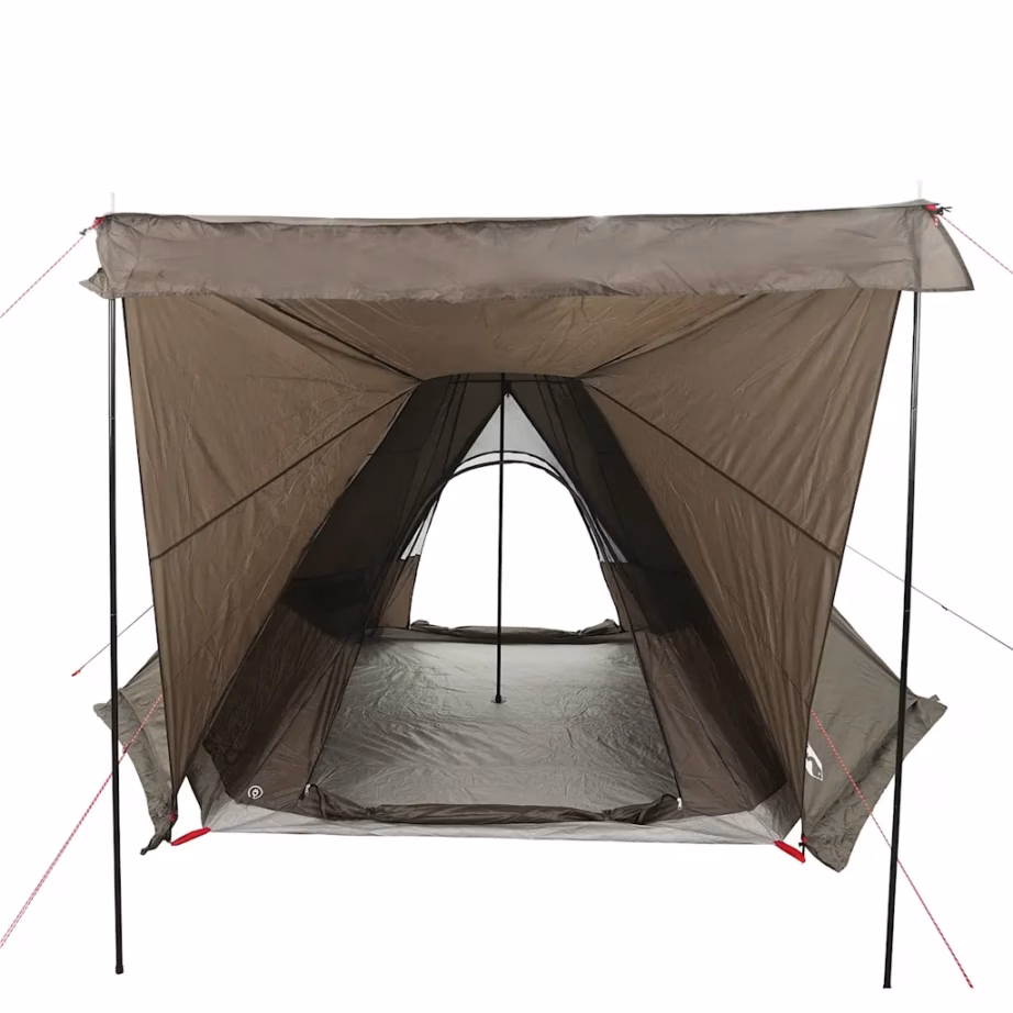 Veekindel pruun tipi peretelk 6 inimesele, 408 x 350 x 240 cm - 5
