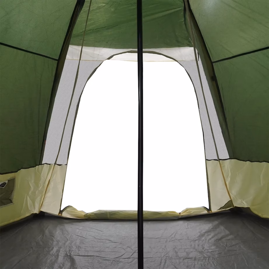 Veekindel tipi peretelk 6 inimesele verandaga, roheline, 408 x 350 x 240 cm - 11
