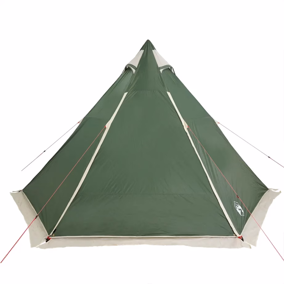 Veekindel tipi peretelk 6 inimesele verandaga, roheline, 408 x 350 x 240 cm - 6