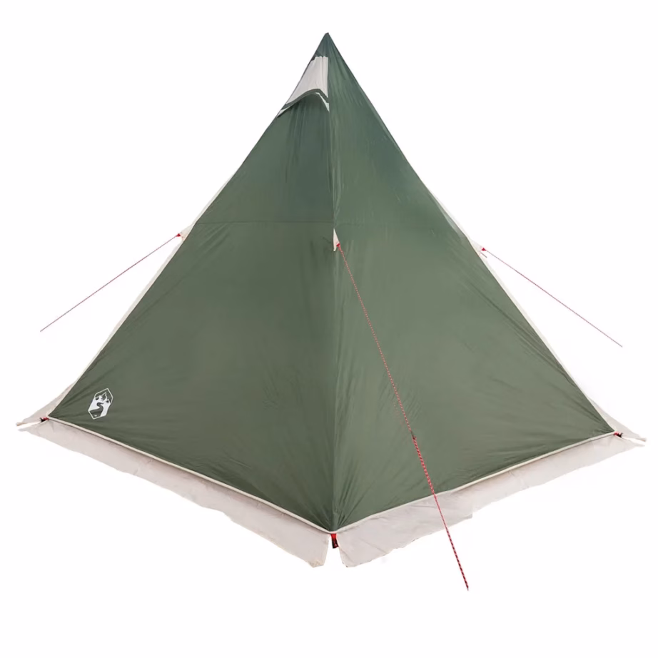 Veekindel tipi peretelk 6 inimesele verandaga, roheline, 408 x 350 x 240 cm - 8