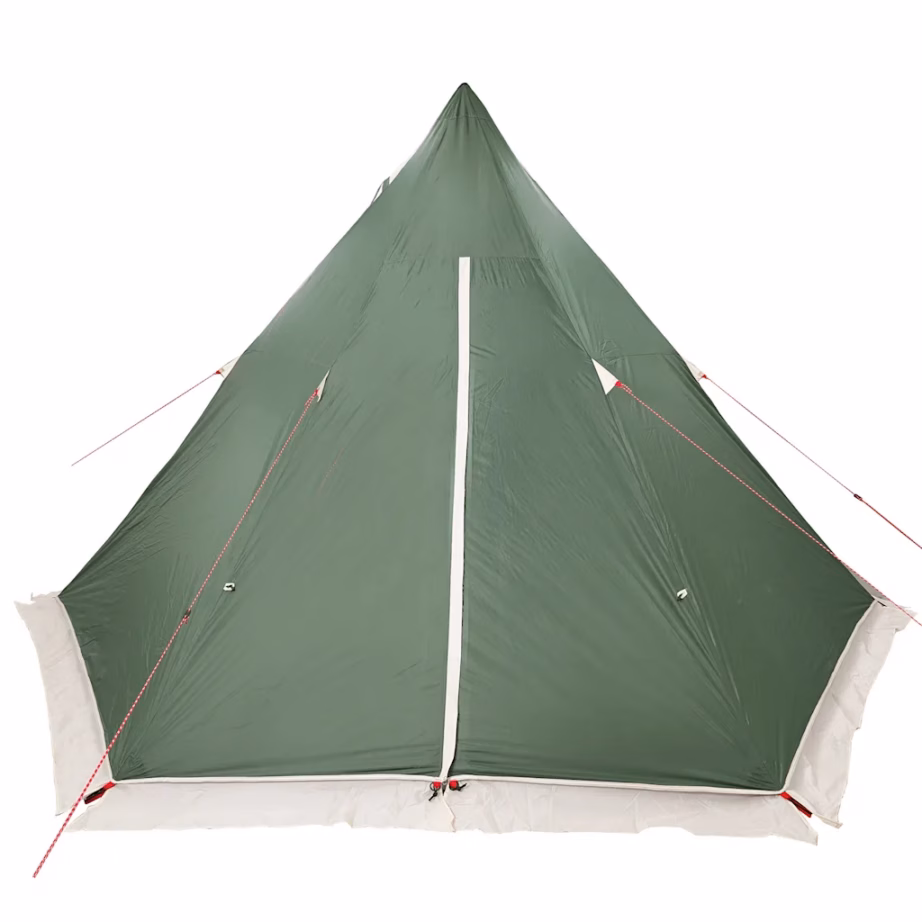 Veekindel tipi peretelk 6 inimesele verandaga, roheline, 408 x 350 x 240 cm - 10
