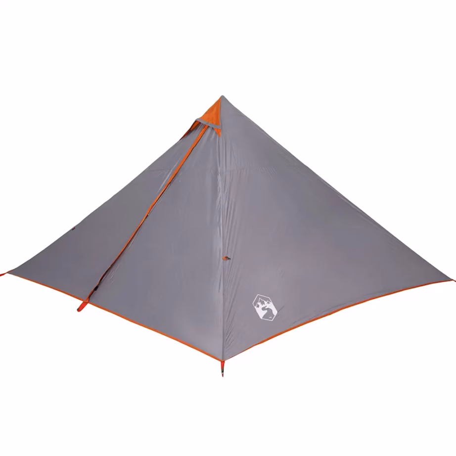 7-kohaline veekindel tipi peretelk, hall ja oranž, 427 x 411 x 178 cm - 4