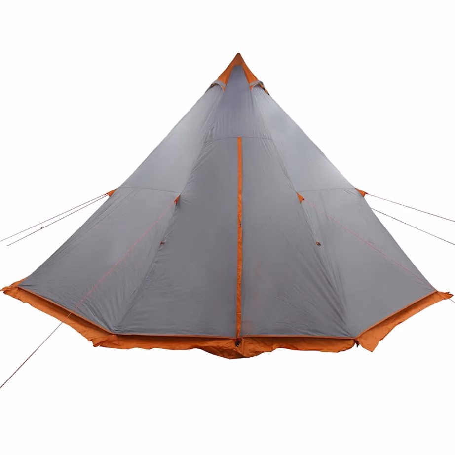 Veekindel tipi peretelk 8 inimesele, hall ja oranž, 486 x 486 cm - 5