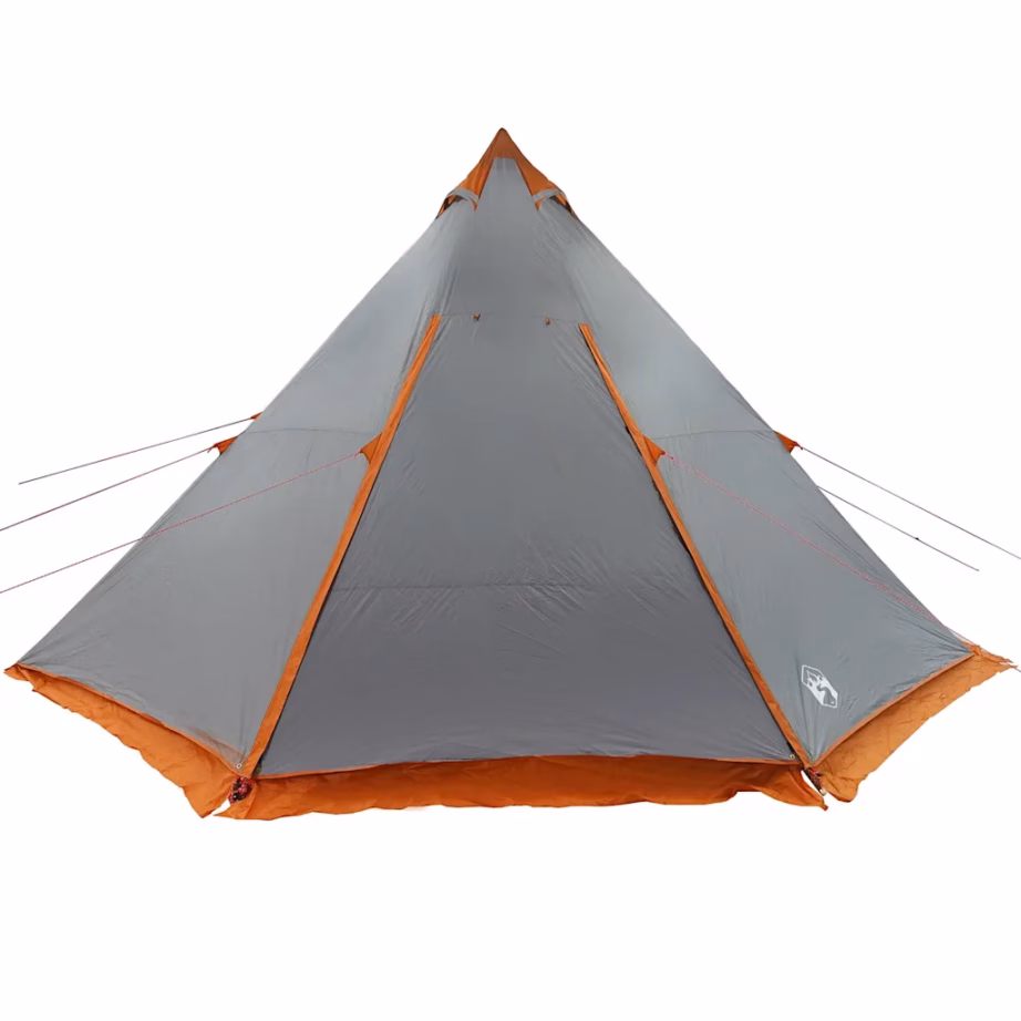 Veekindel tipi peretelk 8 inimesele, hall ja oranž, 486 x 486 cm - 7