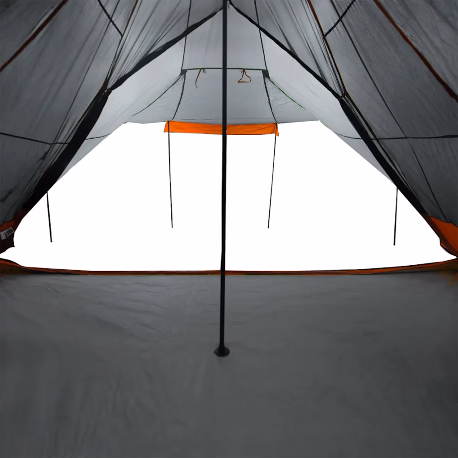 Veekindel tipi peretelk 8 inimesele, hall ja oranž, 486 x 486 cm - 10