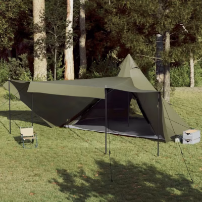 Veekindel tipi peretelk 8 inimesele, oliiviroheline, 486 x 486 x 280 cm