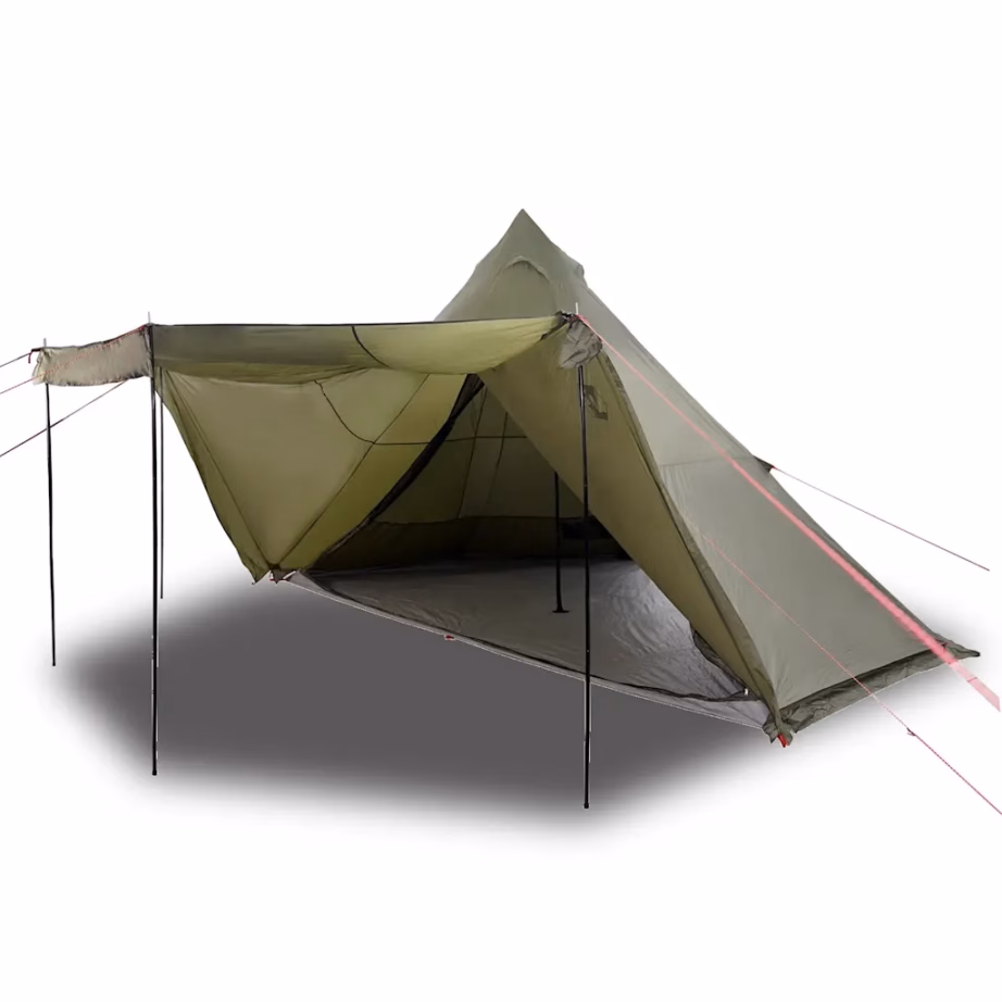 Veekindel tipi peretelk 8 inimesele, oliiviroheline, 486 x 486 x 280 cm - 2