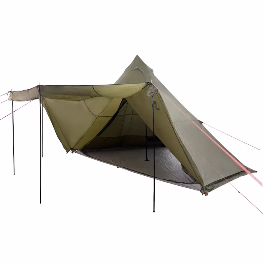 Veekindel tipi peretelk 8 inimesele, oliiviroheline, 486 x 486 x 280 cm - 3