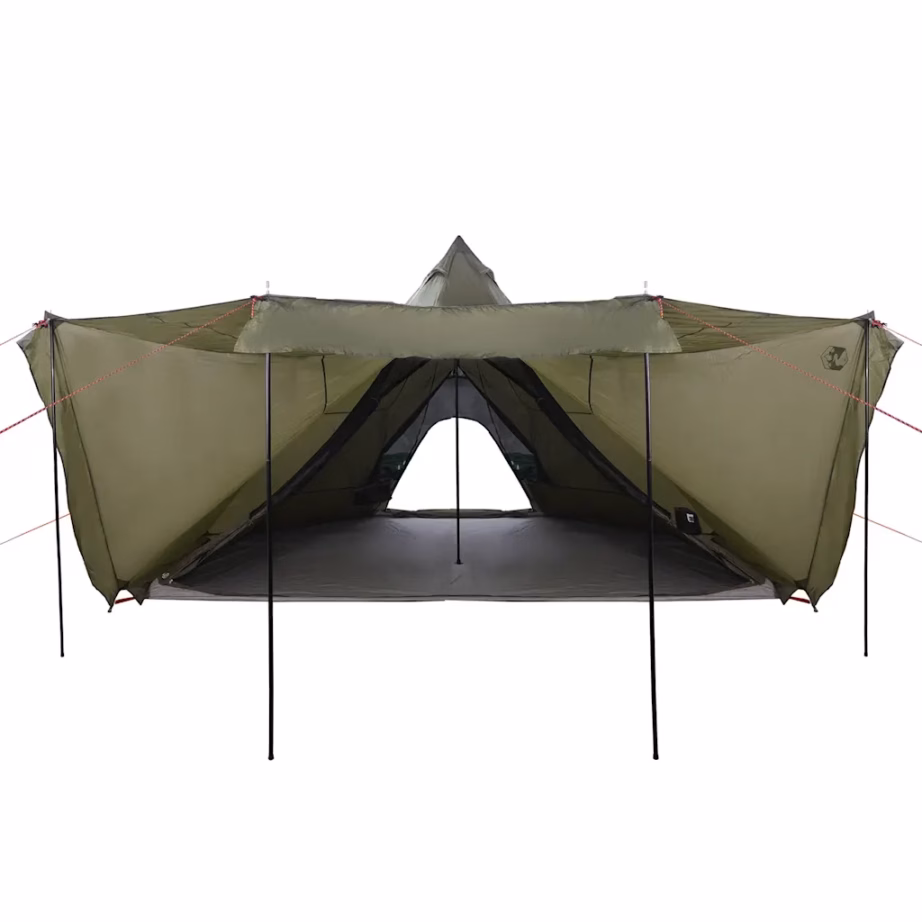Veekindel tipi peretelk 8 inimesele, oliiviroheline, 486 x 486 x 280 cm - 6