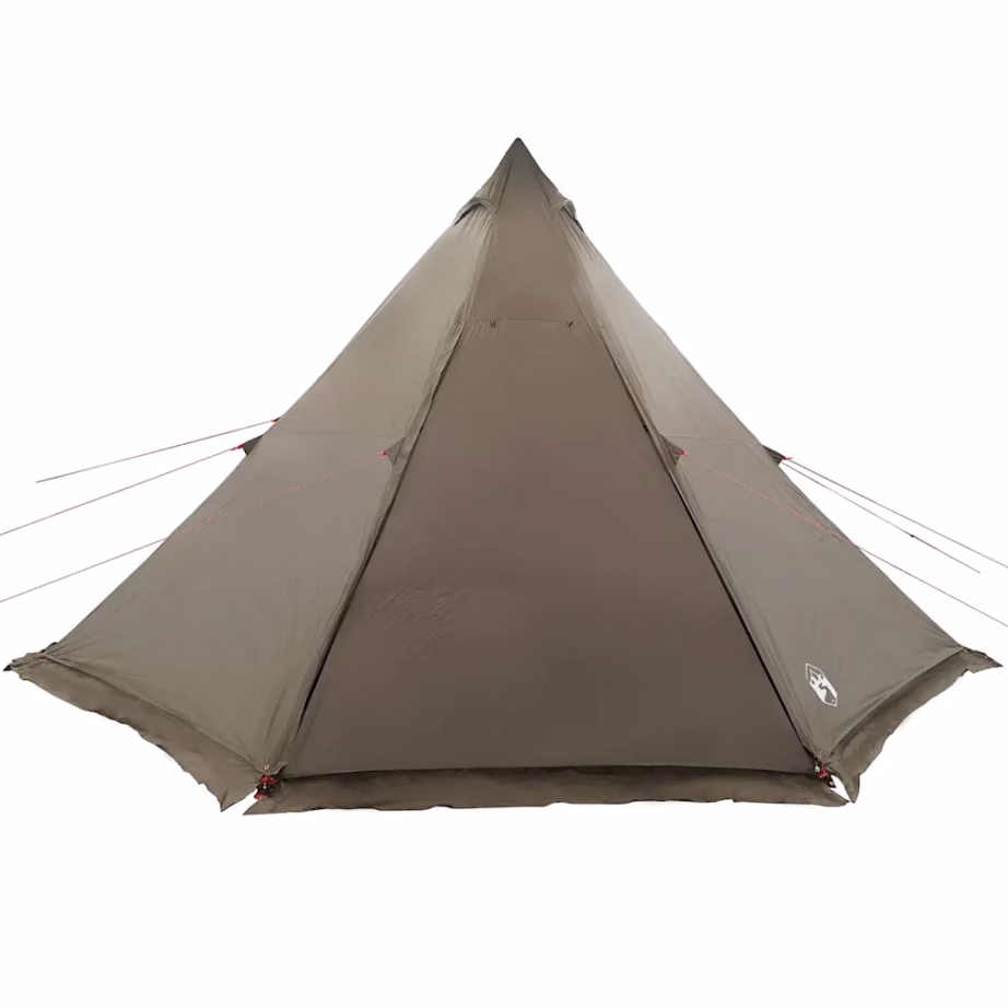 Veekindel tipi peretelk varikatusega, 8 inimesele, pruun, 486 x 486 x 280 cm - 7