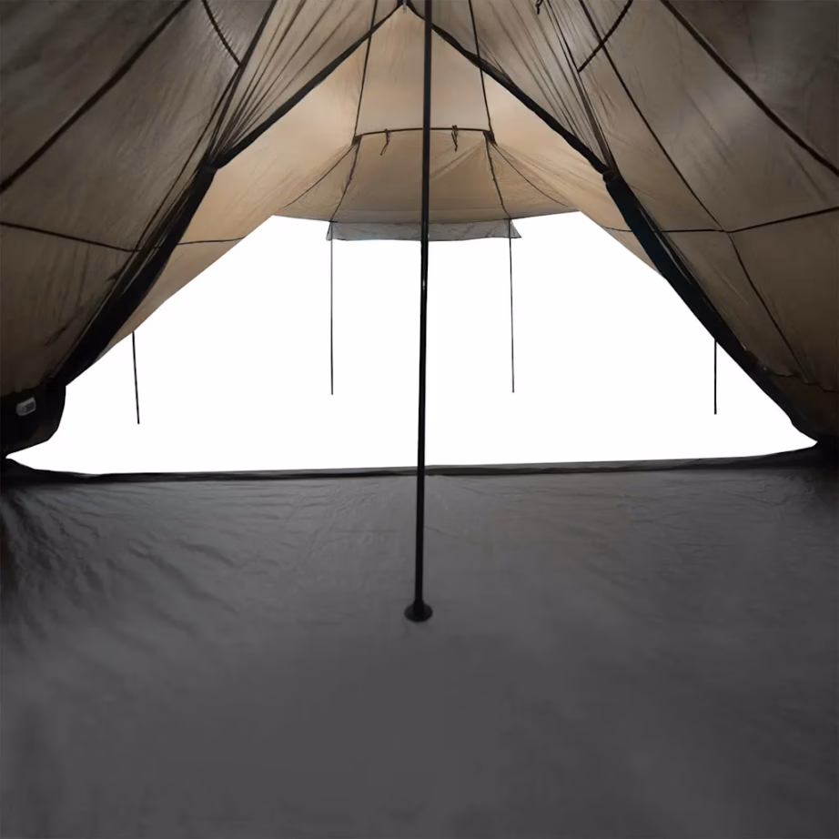 Veekindel tipi peretelk varikatusega, 8 inimesele, pruun, 486 x 486 x 280 cm - 10