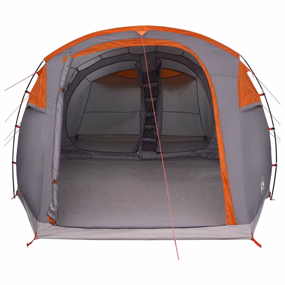 Veekindel tunnelitelk, hall/oranž, 185T polüester, 505 x 330 x 204 cm - 3