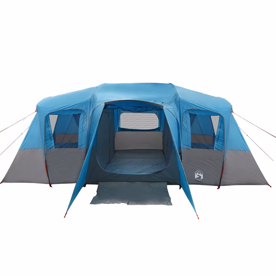 Veekindel sinine tunneltüüpi peretelk 16 inimesele, 2 magamisosa, 550 x 520 cm - 7
