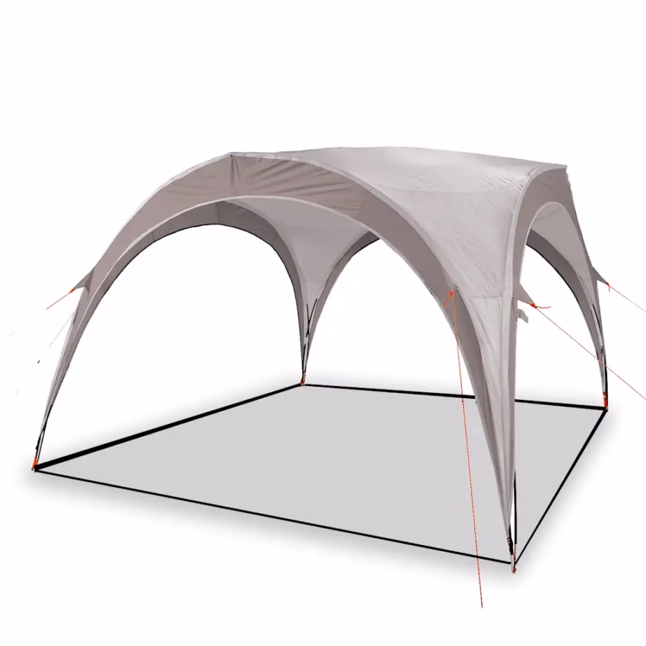 Veekindel valge peotelk hoiutaskutega, 305 x 305 x 216 cm - 4